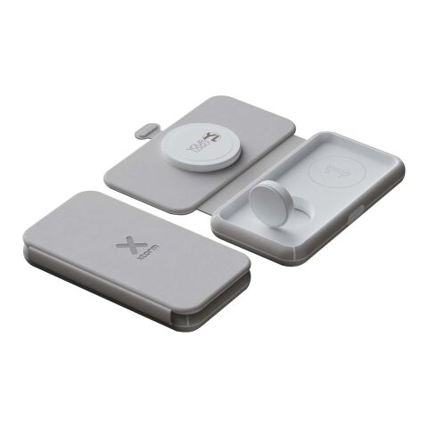 Cargador de viaje inalámbrico 3 en 1 plegable de 15 W &quot;Xtorm XWF31&quot; Estándar | Gris | sin montaje de publicidad | no disponible | no disponible