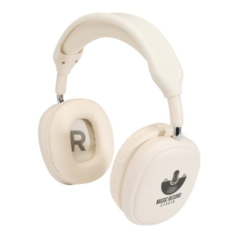 Auriculares inalámbricos Bluetooth® de plástico reciclado "Alzir" Estándar | Blanco | sin montaje de publicidad | no disponible | no disponible