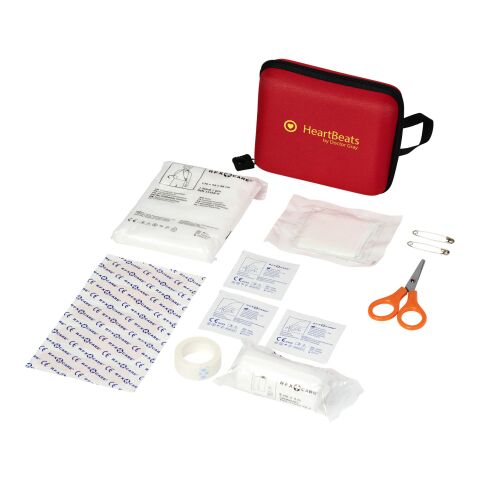 Kit de primeros auxilios de 16 piezas Estándar | Rojo-Blanco | sin montaje de publicidad | no disponible | no disponible