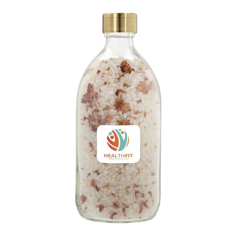 Sal de baño de 500 ml con fragancia de rosas &quot;Wellmark Just Relax&quot; Estándar | Blanco | sin montaje de publicidad | no disponible | no disponible