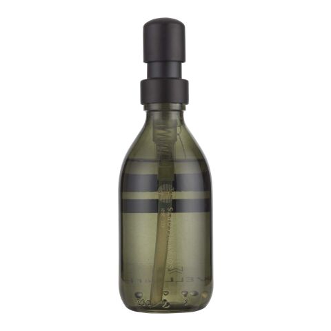 Dispensador de jabón de manos de 200 ml y juego de velas aromáticas de 150 g con fragancia de ámbar oscuro &quot;Wellmark Discover Estándar | Verde bosque | sin montaje de publicidad | no disponible | no disponible