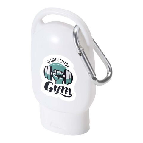 Crema solar FPS 30 con mosquetón "Rosie" Estándar | Blanco | sin montaje de publicidad | no disponible | no disponible