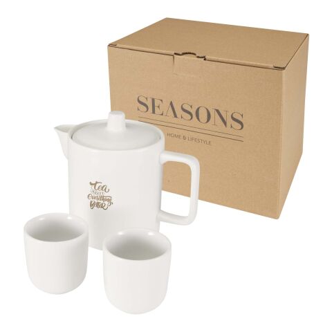 Juego de tetera y tazas "Suki" Estándar | Blanco | sin montaje de publicidad | no disponible | no disponible