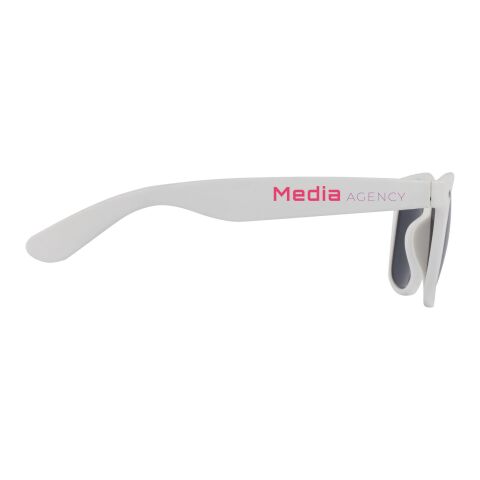 Gafas de sol de plástico reciclado &quot;Sun Ray&quot; Estándar | Blanco | sin montaje de publicidad | no disponible | no disponible