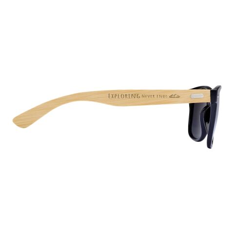 Gafas de sol con patillas de bambú &quot;Hue&quot; Estándar | Plateado | sin montaje de publicidad | no disponible | no disponible