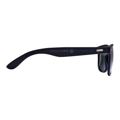 Gafas de sol de bambú con revestimiento en negro &quot;Arlo&quot; Estándar | Negro intenso | sin montaje de publicidad | no disponible | no disponible