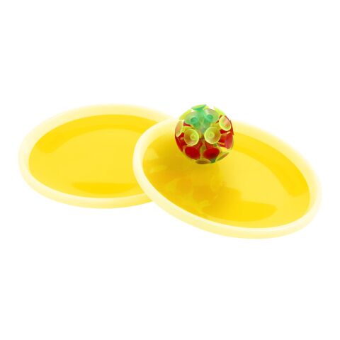 Juego de atrapar con pelota "Flicka" Amarillo | sin montaje de publicidad