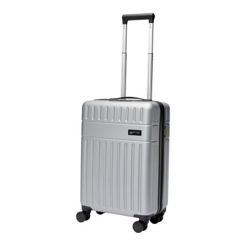 Trolley de cabina en material reciclado GRS de 20&quot; y 40 L &quot;Rover&quot; Estándar | Plata | sin montaje de publicidad | no disponible | no disponible