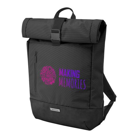 Moleskine Metro Rolltop Rucksack Estándar | Negro brillante | sin montaje de publicidad | no disponible | no disponible | no disponible