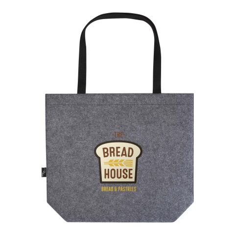Bolsa Tote con refuerzo de fieltro reciclado GRS de 20 L &quot;Felta&quot; Estándar | Gris medio | sin montaje de publicidad | no disponible | no disponible | no disponible