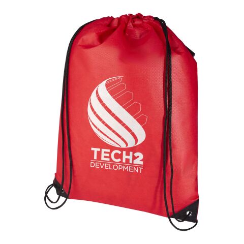 Bolsa de tela sin tejer de material reciclado GRS con cordón de 5&nbsp;l "Evergreen"