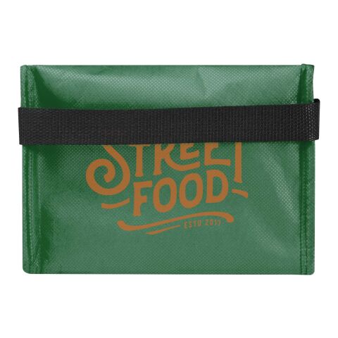 Bolsa isotérmica para 6 latas no tejida de material reciclado GRS de 4 l "Spectrum"