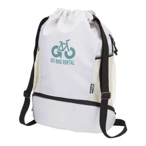 Bolsa deportiva de 18 L con cordón y compartimento inferior de material reciclado con certificado GRS &quot;Nomad&quot;