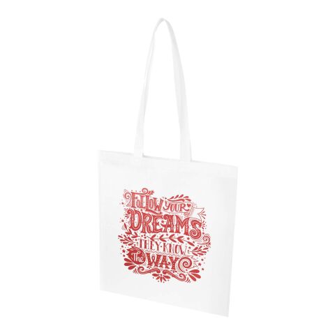 Bolsa Tote de 6 l para convenciones de material no tejido reciclado con certificado GRS &quot;EcoSeal&quot; Estándar | Blanco | sin montaje de publicidad | no disponible | no disponible | no disponible