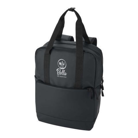 Mochila nevera de 15l con material reciclado GRS de 18 l "Resi Plus" Estándar | Negro intenso | sin montaje de publicidad | no disponible | no disponible