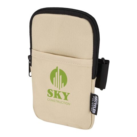 Bolsa para botellas reciclada con certificado GRS "Byron" Estándar | Oatmeal | sin montaje de publicidad | no disponible | no disponible | no disponible