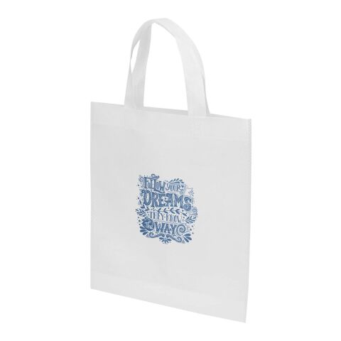 Bolsa Tote pequeña de 3&nbsp;L reciclada con certificado GRS "EcoSeal" Estándar | Blanco | sin montaje de publicidad | no disponible | no disponible | no disponible