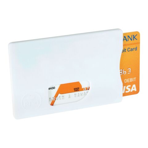 Portatarjetas para tarjetas de crédito &quot;RFID&quot; Estándar | blanco | sin montaje de publicidad | no disponible | no disponible
