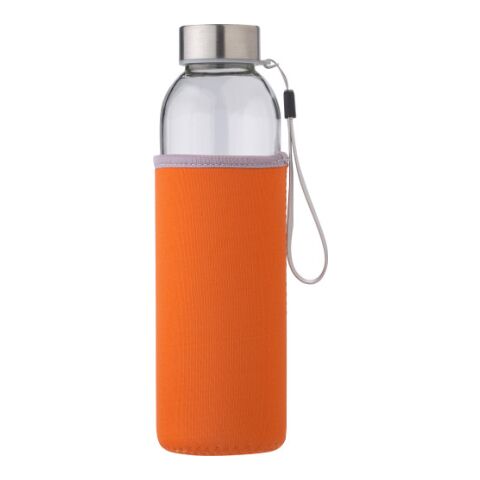 Botella de cristal (500 ml) con funda de neopreno