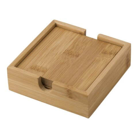 Set de posavasos de bambú