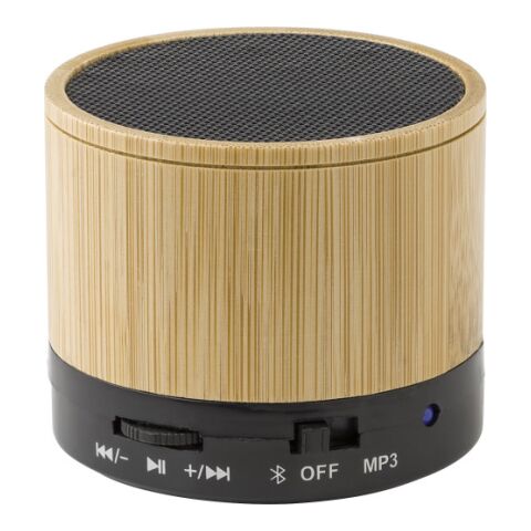 Altavoz inalámbrico de bambú