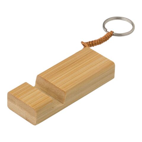 Soporte para móvil, de bambú