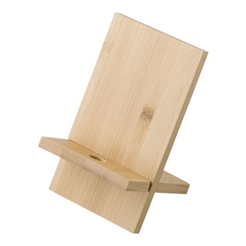 Soporte para móvil, de bambú