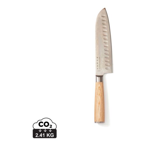 VINGA Cuchillo Hattasan Damascus Santoku plata | sin montaje de publicidad | no disponible | no disponible