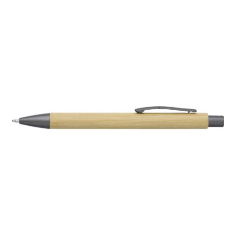 Bolígrafo de bambú y plástico gris | sin montaje de publicidad | no disponible | no disponible