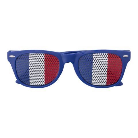 Gafas de sol de PMMA con bandera azul/blanco/rojo | sin montaje de publicidad | no disponible | no disponible