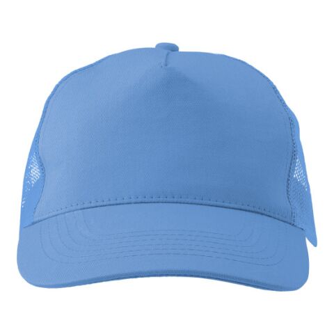 Gorra de cinco paneles azul claro | sin montaje de publicidad | no disponible | no disponible