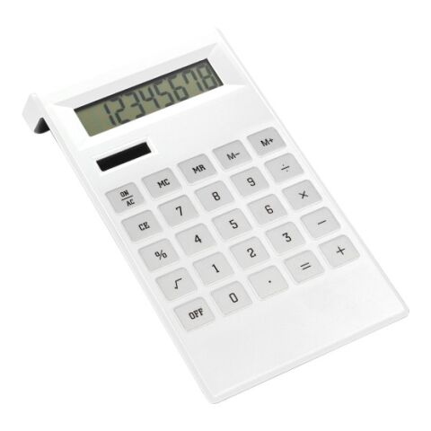 Calculadora de plástico blanco | sin montaje de publicidad | no disponible | no disponible