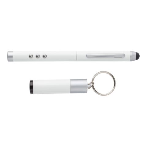 Bolígrafo y puntero láser blanco | sin montaje de publicidad | no disponible | no disponible