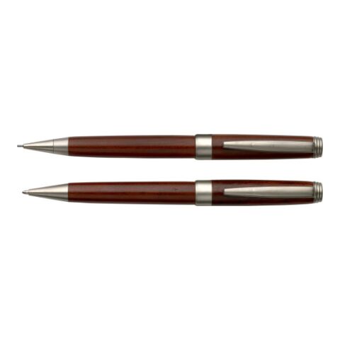 Bolígrafo y roller marrón | sin montaje de publicidad | no disponible | no disponible