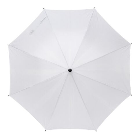 Paraguas de poliéster 170T RPET blanco | sin montaje de publicidad | no disponible | no disponible