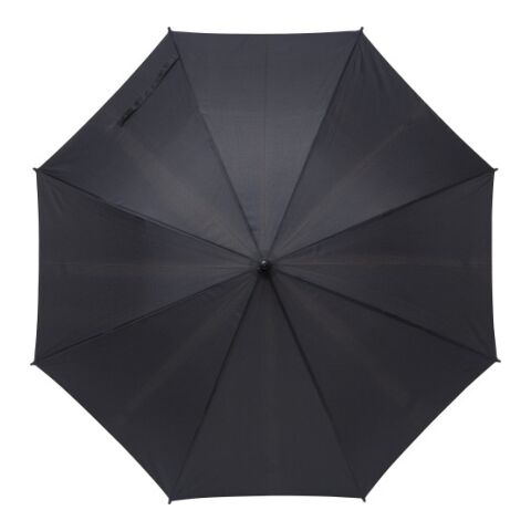 Paraguas de pongee 190T RPET negro | sin montaje de publicidad | no disponible | no disponible