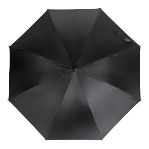Paraguas automático plegable de poliéster (190T). negro/plata | sin montaje de publicidad | no disponible | no disponible