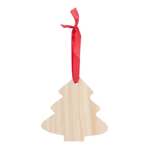 Adorno navideño de árbol de Navidad de madera
