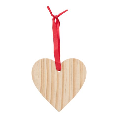 Adorno navideño de corazón de madera marrón | sin montaje de publicidad | no disponible | no disponible