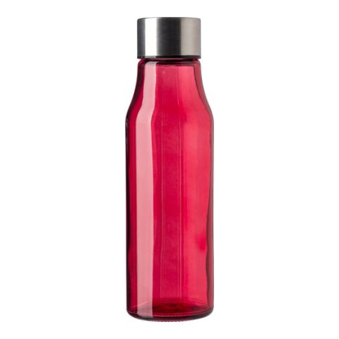 Botella de cristal y acero inox &#039;Andrei&#039; rojo | sin montaje de publicidad | no disponible | no disponible