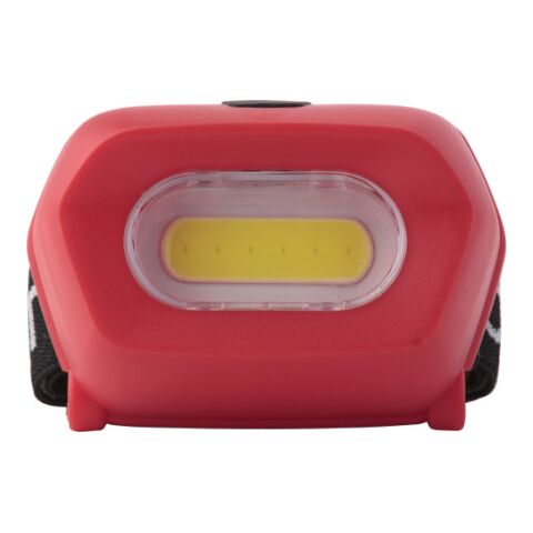 Linterna frontal de poliéster Azalia rojo | sin montaje de publicidad | no disponible | no disponible
