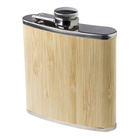 Petaca de acero inox. y bambú Hayden