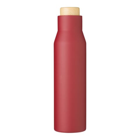 Botella termo de acero inox. Christian rojo oscuro | sin montaje de publicidad | no disponible | no disponible