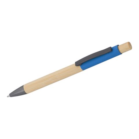 Bolígrafo de bambú Cesar azul claro | sin montaje de publicidad | no disponible | no disponible