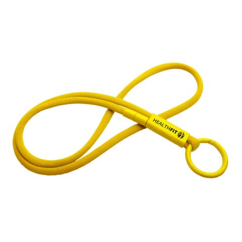 Lanyard con tubo de plástico reciclado "Tubyard"