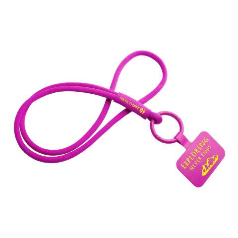Lanyard con soporte para teléfono con tubo elástico "Tubyard"