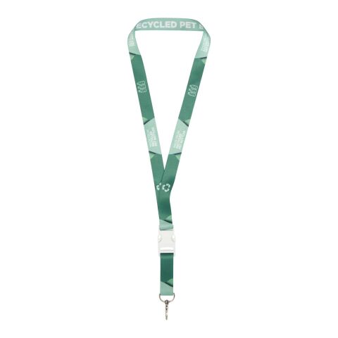 Lanyard de PET reciclado "Bucks" blanco-blanco | 15mm | Sublimación | por todas partes, al frente | 15 mm x 900 mm