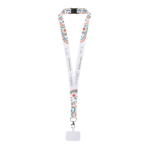 Lanyard de sublimación con soporte para teléfono y cierre de seguridad "Addie"