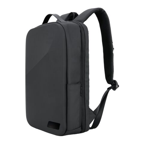 Mochila con protección, batería externa integrada de 10 000 mAh y cable de carga 3 en 1 &quot;SCX.design L12&quot; Negro intenso | sin montaje de publicidad | no disponible | no disponible