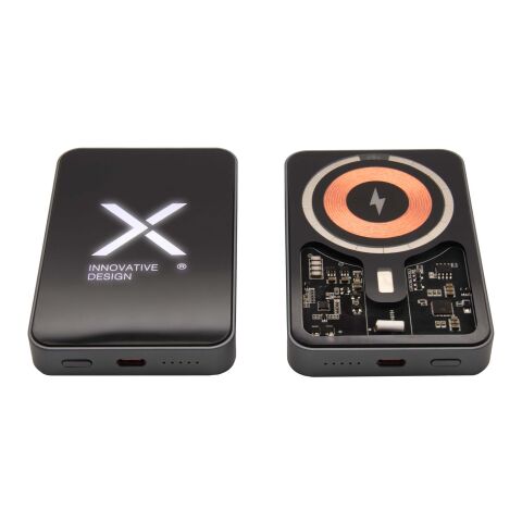 Batería externa de 15 W y 5000 mAh &quot;SCX.design P23MagSafe&quot; Negro intenso | sin montaje de publicidad | no disponible | no disponible